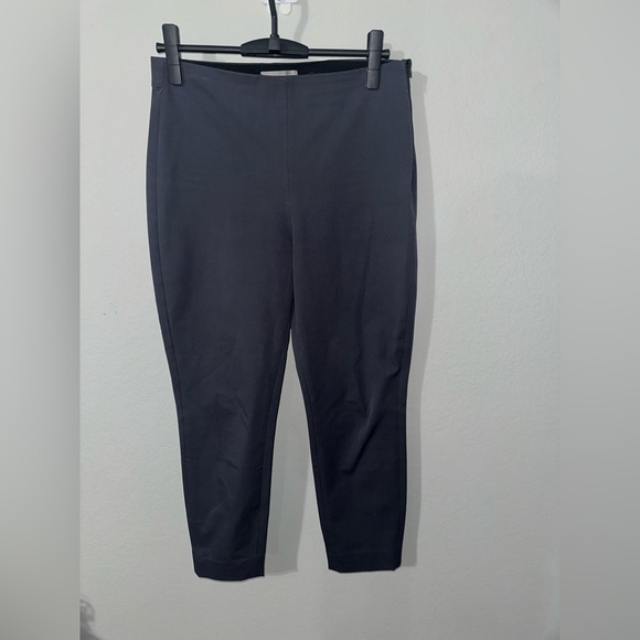 Everlane Side Zip Stretch Cotton Pants size 10 grey/blue - Picture 5 of 10